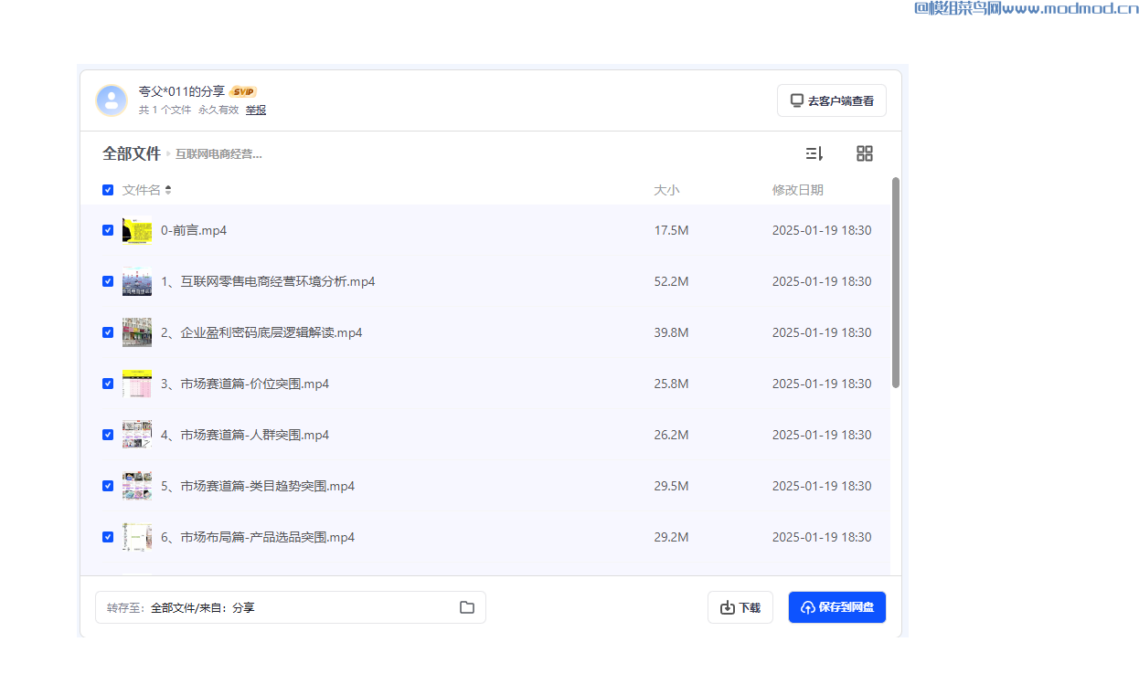 2024电商还能做吗还有机会吗？《互联网电商经营环境分析布局》全套视频网盘免费下载