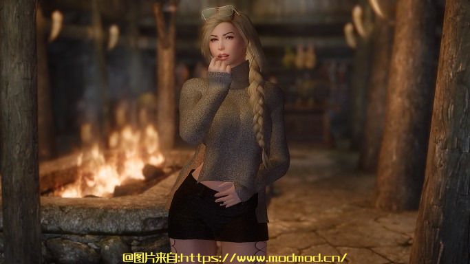 上古卷轴5天际IUUNP随从MOD Alexandretta - FrostThunder Mage 免费下载