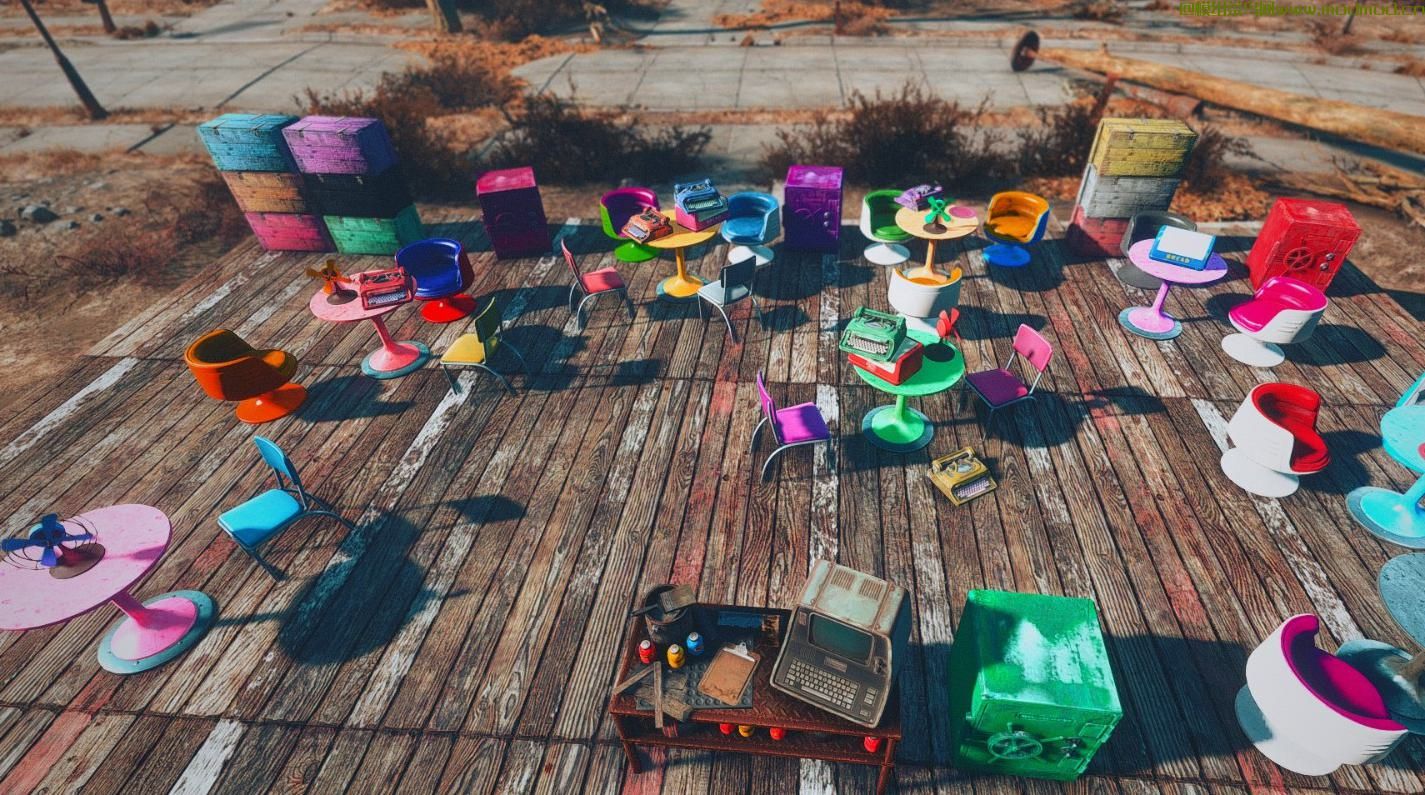 辐射4您的聚居地的颜色TTP的绘画菜单MOD网盘免费下载