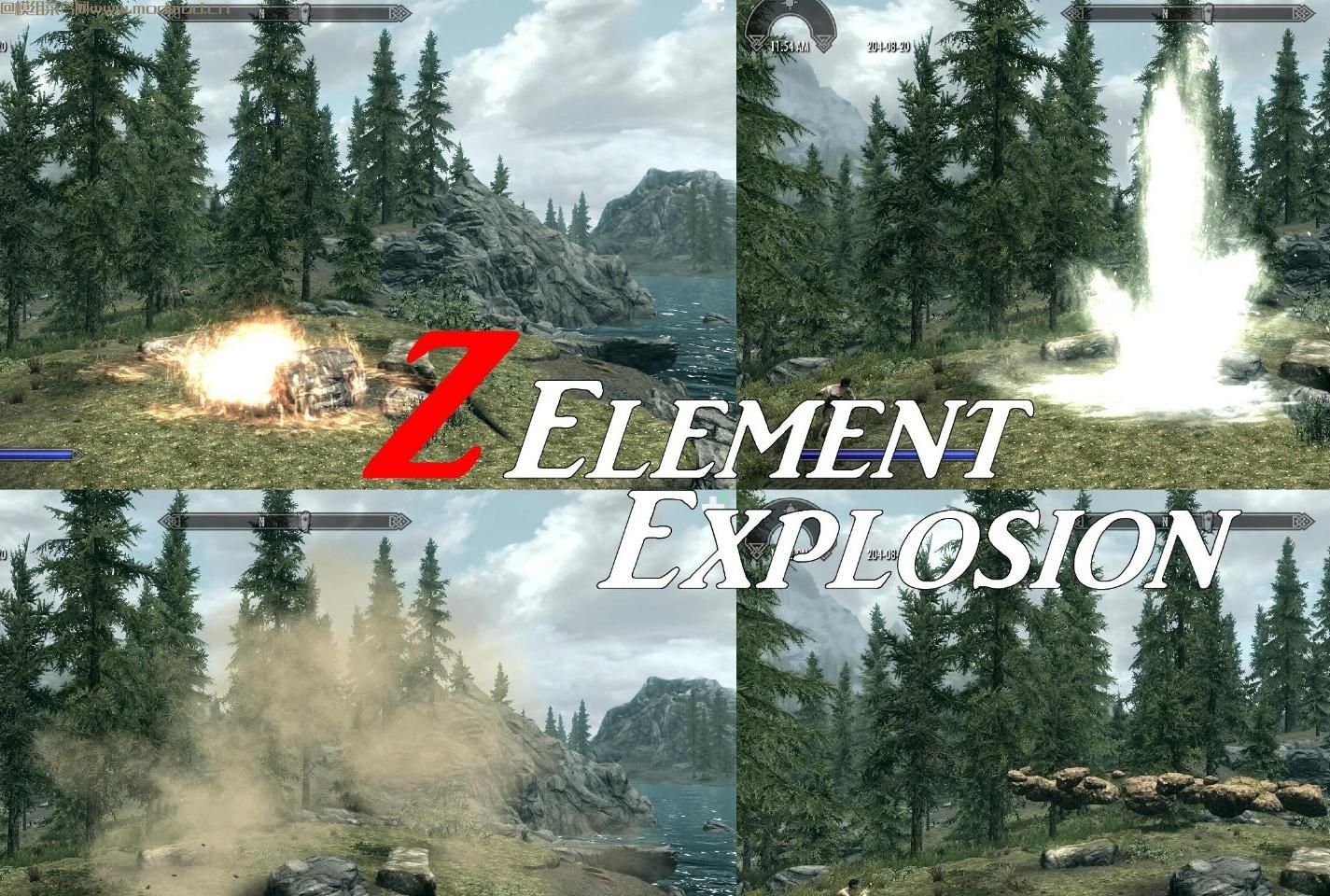 Z Element Explosion ver1-0  四种属性魔法技能