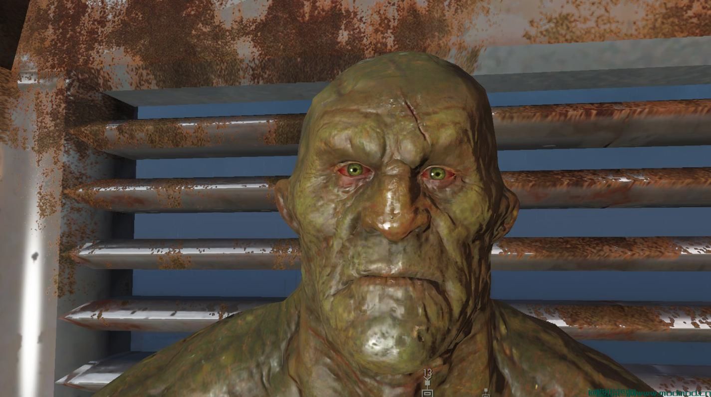 生动的超级突变者的眼睛