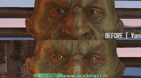 生动的超级突变者的眼睛