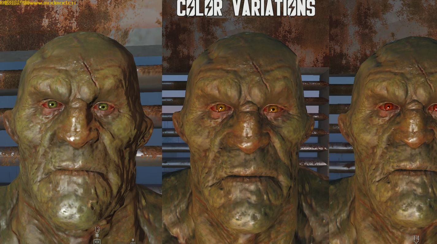 生动的超级突变者的眼睛