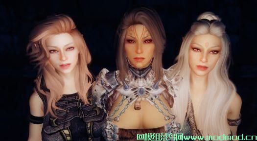 High Elf QUEENS Follower  高精灵QUEENS随从 UUNP版本+CBBE版本