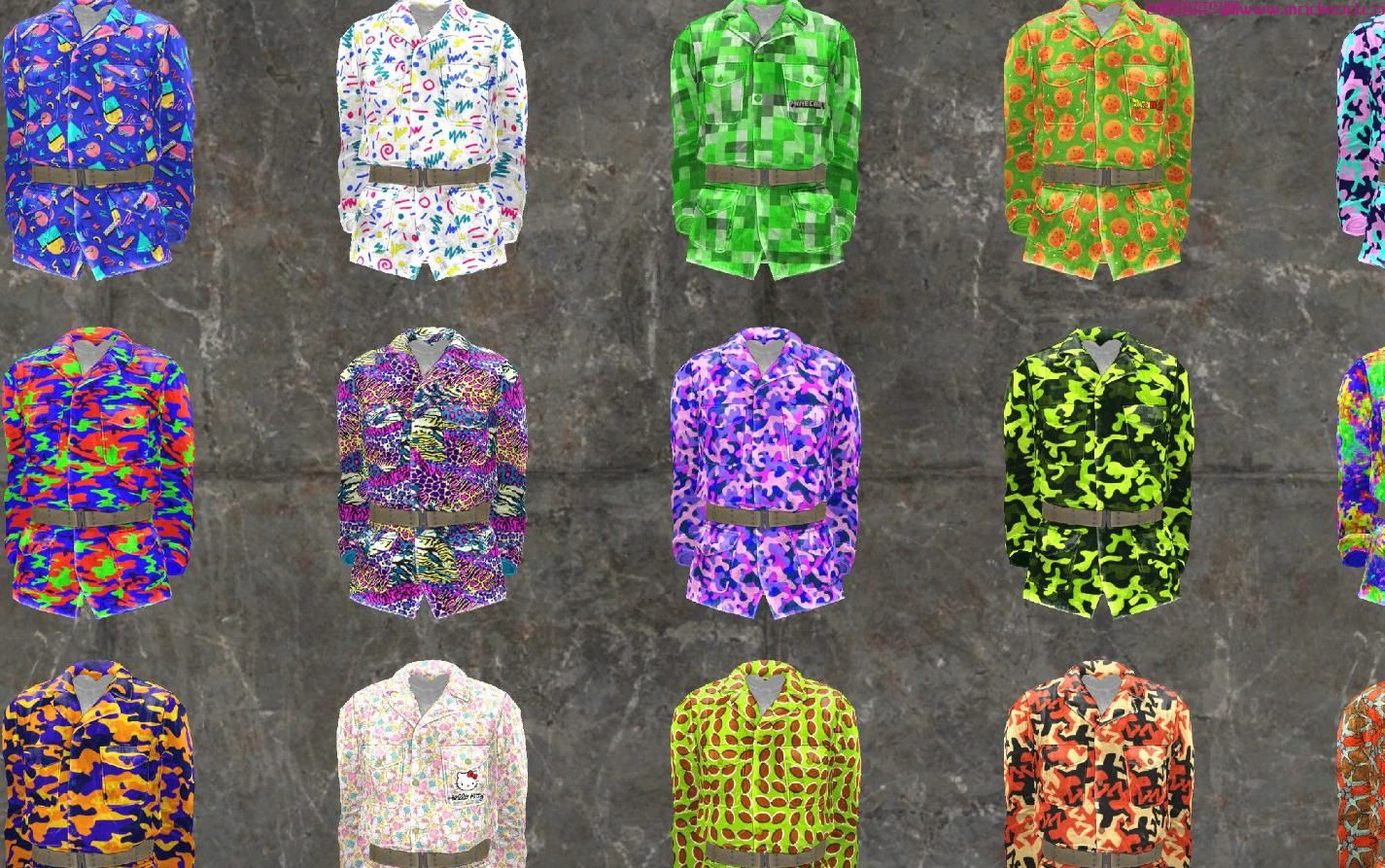 辐射4服装花色（ZX Fun Time Fatigues）MOD网盘免费下载