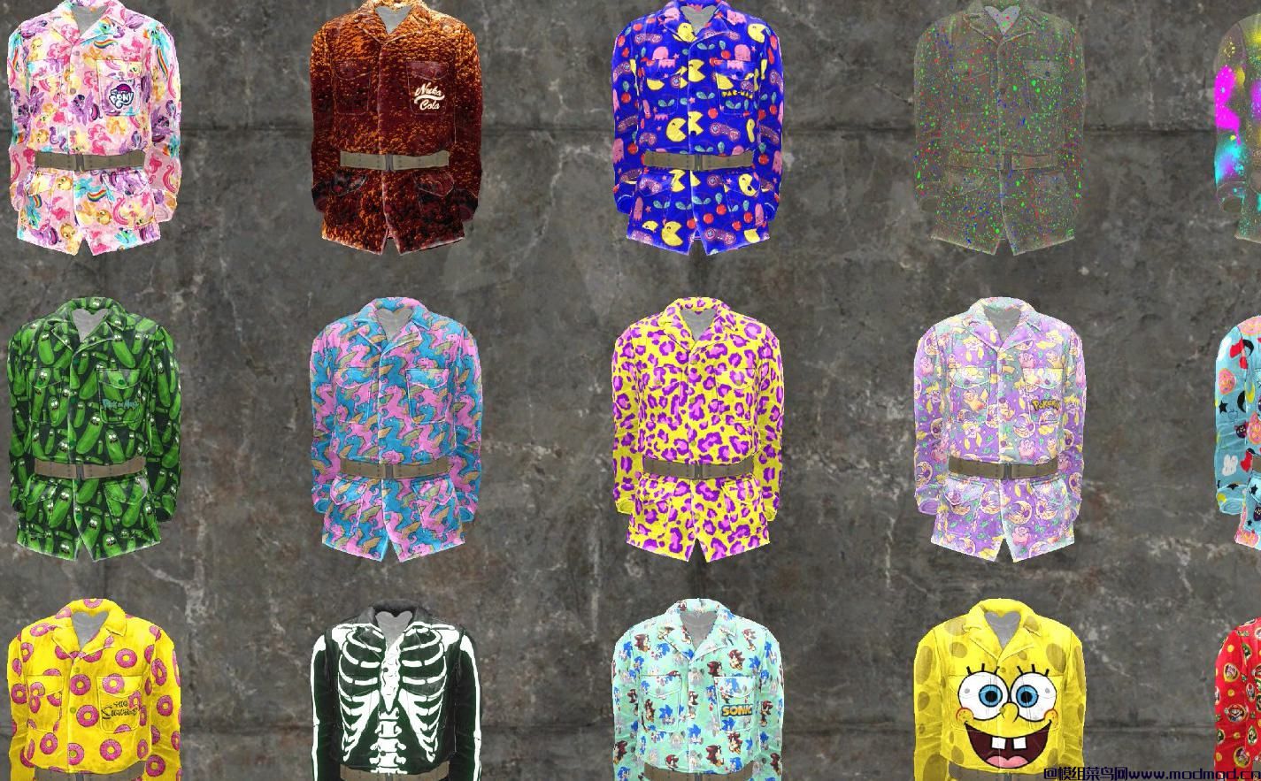 ZX Fun Time Fatigues（服装花色）