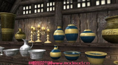 上古卷轴5天际陶器修改（Improved Pottery for SC ）MOD网盘免费下载
