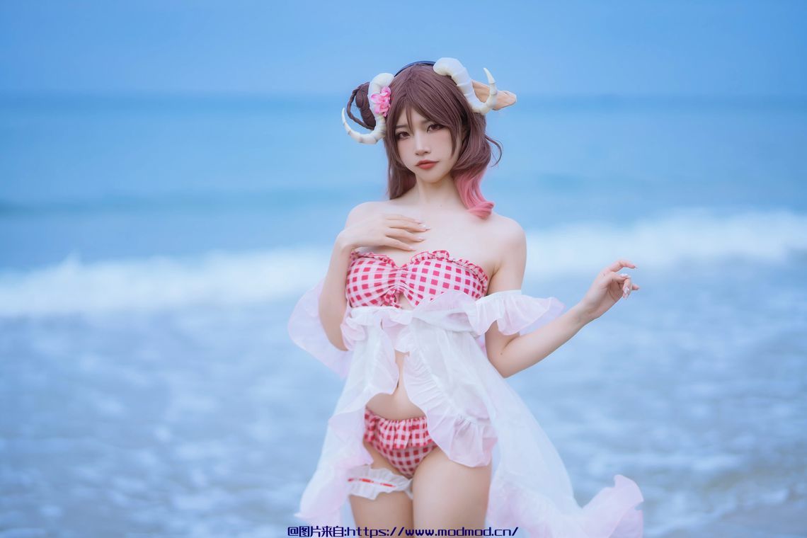 二佐Nisa泰拉夏日纪事艾雅法拉泳装cosplay套图网盘免费下载