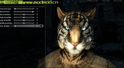 This one feel like a Tiger-khajiit replacer 虎 - khajiit替代品