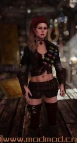 上古卷轴5天际半精灵角色MOD（Pervanche - A semi-elf character preset for Racemenu） 网盘免费下载