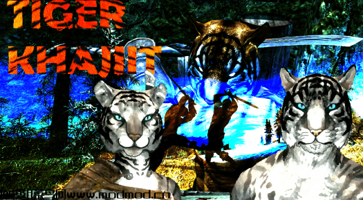 This one feel like a Tiger-khajiit replacer 虎 - khajiit替代品