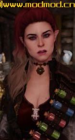 Pervanche - A semi-elf character preset for Racemenu   半精灵角色