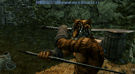 This one feel like a Tiger-khajiit replacer 虎 - khajiit替代品
