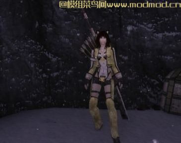 上古卷轴5天际UUNP盔甲（Sinon Outfit ）MOD网盘免费下载