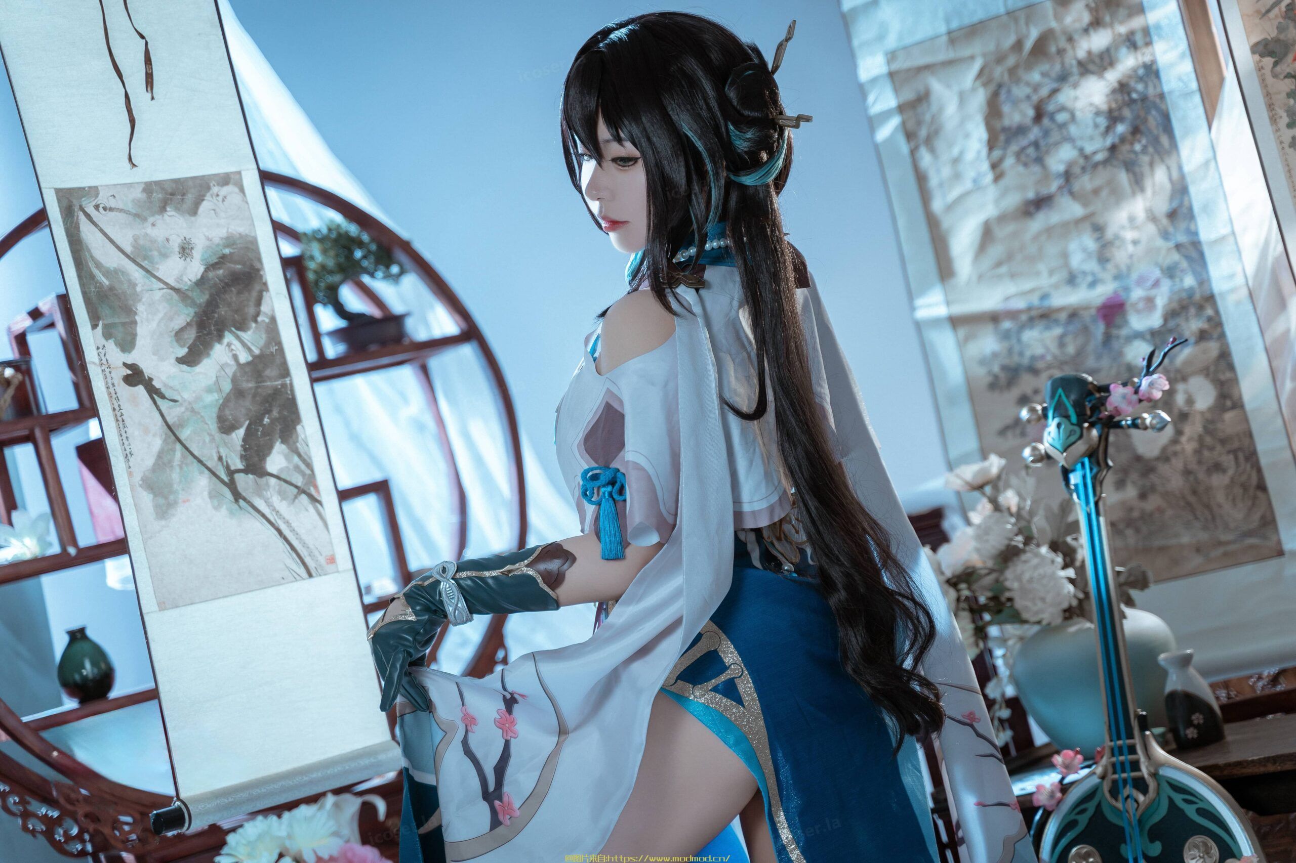 虎森森cosplay崩坏星穹铁道阮梅套图免费下载